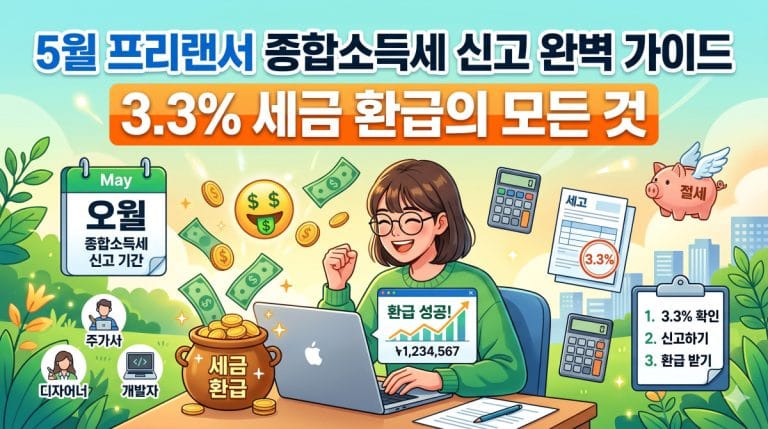 프리랜서 종합소득세 신고