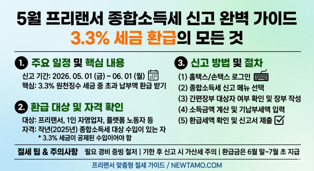 프리랜서 종합소득세 신고