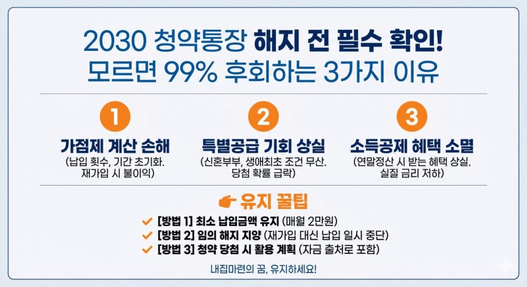 청약통장 해지